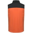 thumbnail image 3 of Little Donkey Andy Men's Fleece Lined Outdoor Vest Lightweight Windproof Warm Sleeveless Jacket for Hiking Trekking Travel Golf Vibrant Orange L, 3 of 6