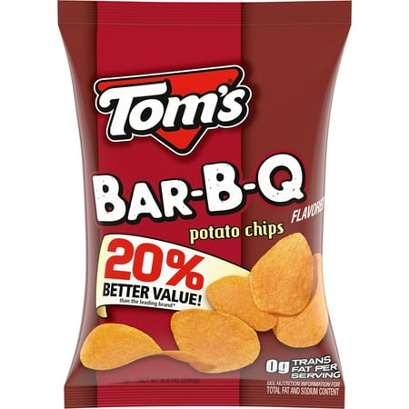 Tom's Potato Chips, Bar-B-Q Chips, 8.5 oz Bag