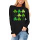 thumbnail image 3 of Uootdi St Patricks Day Long Sleeve Shirts for Women Retro Lucky Clover Tshirt Irish Shamrock Graphic Tee Tops Gift, 3 of 5