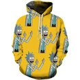thumbnail image 1 of Rick Morty Pullover  3D Print Long Sleeve Sweatshirt Baseball Uniform Pullover, 1 of 2