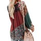 thumbnail image 4 of Blusa Informal Para Mujer, Blusa Con Cuello En V Cómoda Y Transpirable Con Estampado Floral Para La Oficina Para Dama Para Ir De Compras ANGGREK Otros, 4 of 5