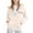 Beige, variant on Glisme Girls Hooded Jacket With Zip Closure Soft Thermal Printed Casual For Active Play And Everyday Comfort Beige Practical Outerwear Size 4-5 Years
