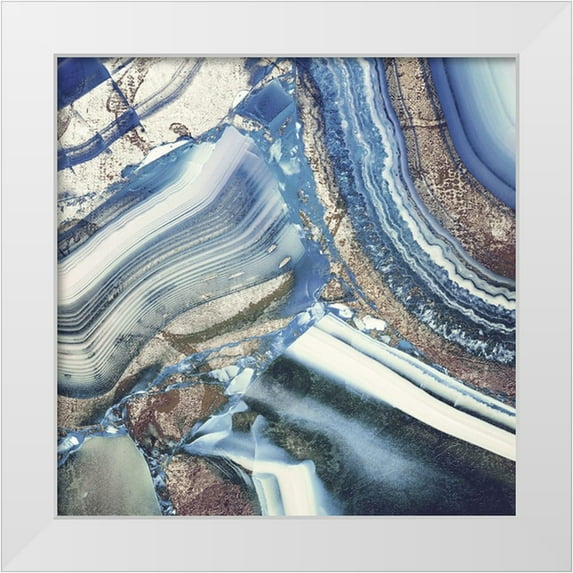 Sommers, Mindy 26x26 White Modern Wood Framed Museum Art Print Titled - Earthly Pleasures III