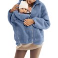 thumbnail image 1 of Manteau Long pour Femme, à Capuche Assorti pour Enfant avec Poches Doublées en Molleton, 1 of 9