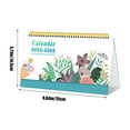 Edgergery Small Desk Calendar 20252026,Jan.2025 to Jun. 2026 Floral