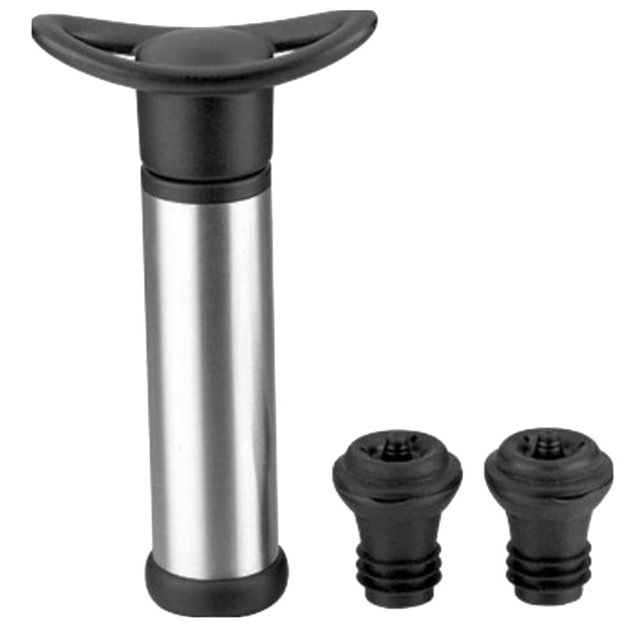 braveheart Tpesiliconevacuumpumpwinesaverbouttleealersdrinkpreserverstopper1pump+2hatcapssetbartools