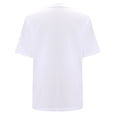 thumbnail image 6 of SwiftWear Men Polyester Short Sleeve Turndown collar Button Blouse White L, 6 of 8