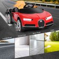 thumbnail image 4 of Patiojoy Licensed Bugatti Kids Ride On Car Electric Racing Toy with Remote Control Red, 4 of 6