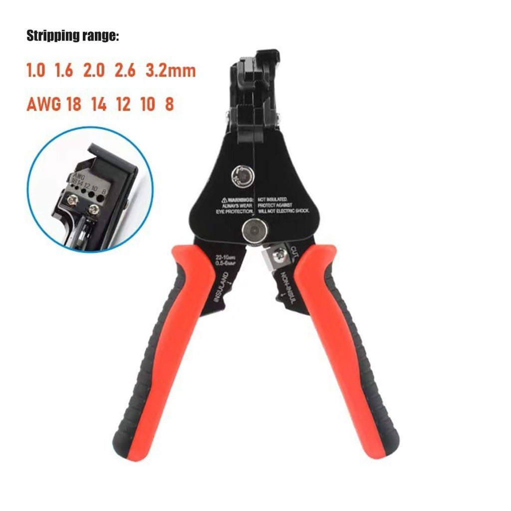 Zeiwohndc 3 In 1 Automatic Wire Stripper Crimper Tool Ergonomic Grip With Antislip Handle
