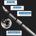 thumbnail image 2 of Craft Knife Exacto Knife, Precision Crafting Knife Set With 2 PCS Craft Knives 10 Blades Spare Replacement, Adults Carving Knife Hobby Knife Scalpel Knife Modelling Knife For Carving & Art Craft, 2 of 7