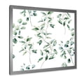 thumbnail image 2 of Designart 'Green Eucalyptus Plant Branches IV' Traditional Framed Art Print, 2 of 4