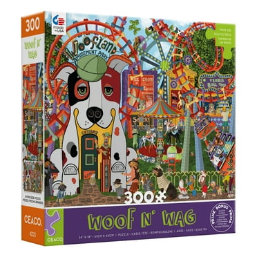 Ceaco Amusement Bark Disney 300 Piece Interlocking Jigsaw Puzzle