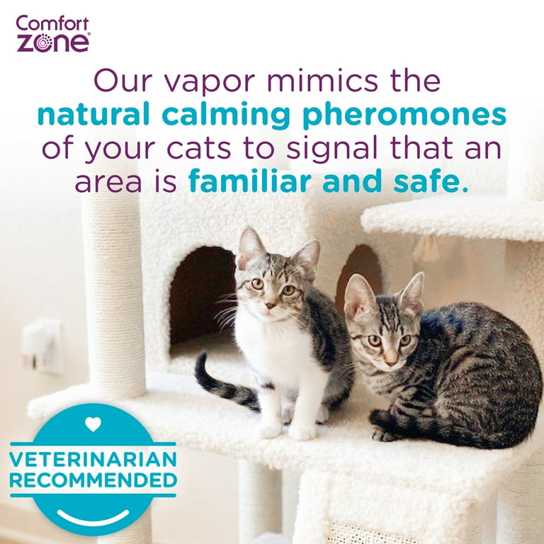 Comfort Zone Single Multi Cat Calming Diffuser Kit Refill Cat Pheromone 1 Refill 48ml Walmart