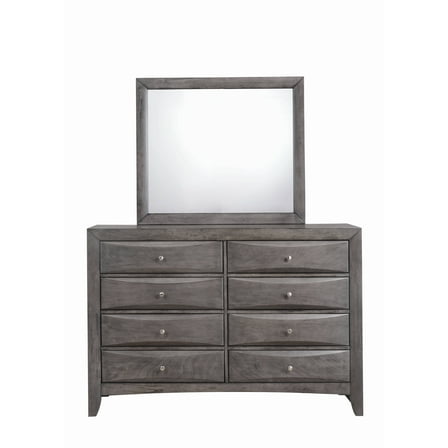 Picket House Furnishings Madison Dresser with Mirror, Gray