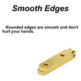 thumbnail image 5 of Quroko Zinc Alloy Jewelry Box Hinge, Mini Box Hinges for Storage Cabinets, Wine Boxes, Drawers and Dollhouses (Gold, 1pcs), 5 of 7