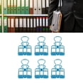 thumbnail image 4 of Binder Clips, Paper Clamps Hollow Tail Clips Multi Use 19mm 80pcs  For Office Blue,Green,Rose Gold, 4 of 8
