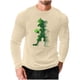 thumbnail image 3 of TaTaai Men's St. Patrick's Day Printed Round-Neck Top, Long-Sleeve Casual Loose Elastic T-shirt, Soft Fabric for Daily Outdoor Casual Wear Gift, 3 of 5