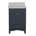 thumbnail image 7 of Abbey 24" Bathroom Vanity with Marine Gray Cabinet and Quartz Top, 7 of 7