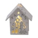 thumbnail image 2 of Xihbxyly Luces Led Navideñas de Madera con Diseño de Copo de Nieve y Casita, Funcionan con Pilas, Luz Cálida, Decoración para Interiores y Exteriores, Fiestas Navideñas, Bodas, Incluye 1 Cadena de Lu, 2 of 3