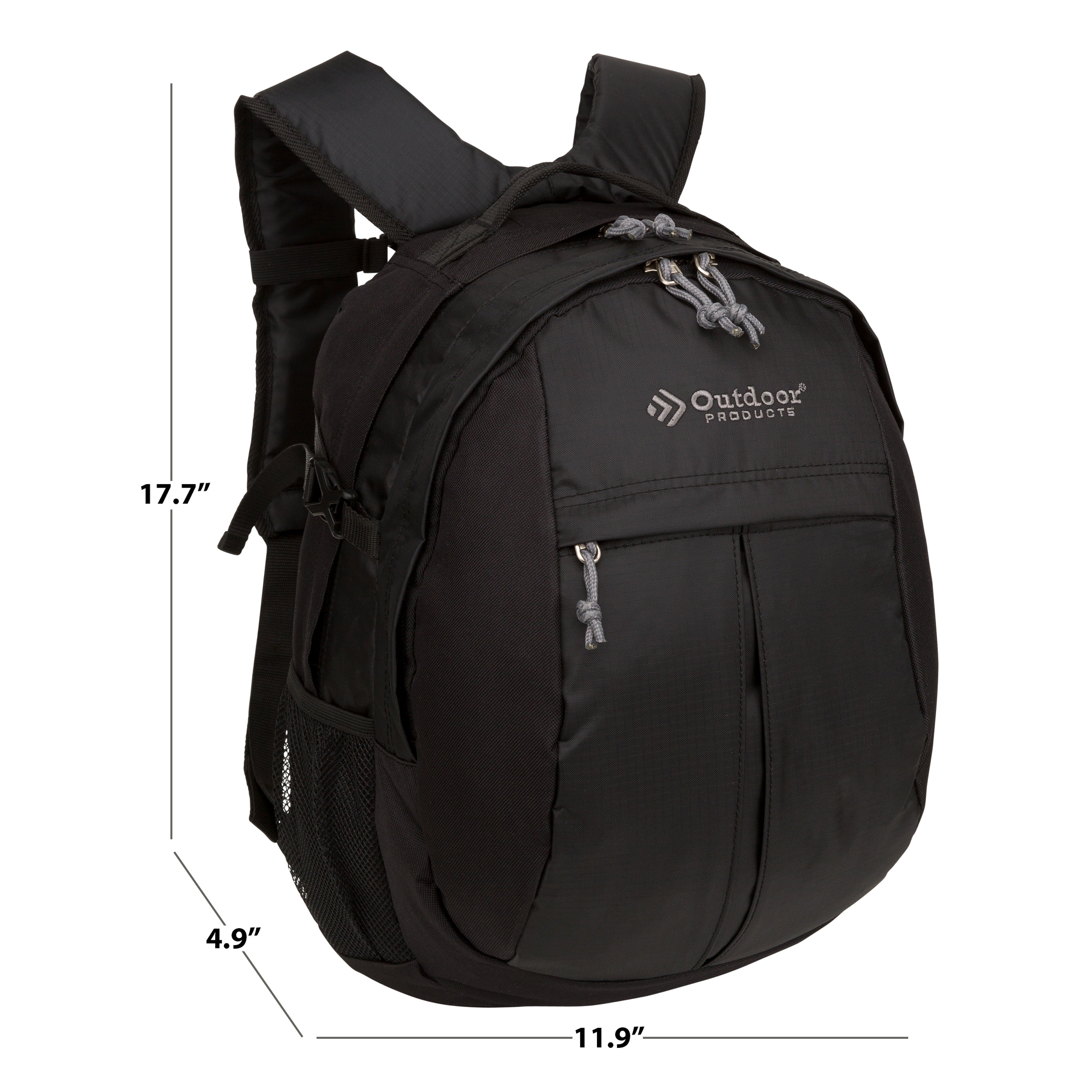 Outdoor Products 25 Ltr Traverse Backpack, Black, Unisex, Adult, Teen, Polyester - image 4 of 15