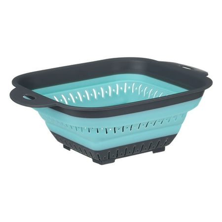 

LMZM Foldable Drain Basket with Handle PP Quick Drainage Washing Strainer Kitchen Tools