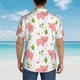 thumbnail image 4 of Balery Funny Little Pigs Camisas hawaianas de manga corta para hombre, camisas playeras de corte holgado, camisas de vacaciones con botones,Small, 4 of 7