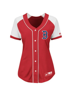 Boston Red Sox Majestic Women's Plus Size Fashion Replica Jersey - Red