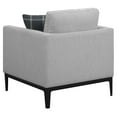 thumbnail image 3 of Miekor Furniture Light Grey Cushion Back Chair W5U747, 3 of 9