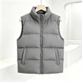 thumbnail image 5 of Edvintorg Womens Lightweight Puffer Vest Stand Collar Zip up Sleeveless Waistcoat Quilted Jackets with Pockets Plus Size, 5 of 7