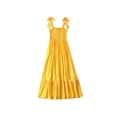 thumbnail image 2 of Kmbangi Female Long Dress Floral Print Sleeveless Strappy One-Piece Sundress, 2 of 9