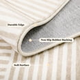 thumbnail image 2 of ZRSDIXK 9'x12' Area Rugs for Living Room, Arch Pattern Low Pile Textured Rugs Carpets, Washable Modern Rug for Living Room Bedroom Dining Room, Beige, 2 of 11