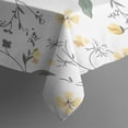 thumbnail image 5 of Pioneer Flower Floral Print Pattern Square Tablecloth,Waterproof Square Table Cover,Wipeable Spillproof Washable Table Cover for Home Kitchen Party Decor 42"X42"(107x107cm), 5 of 6