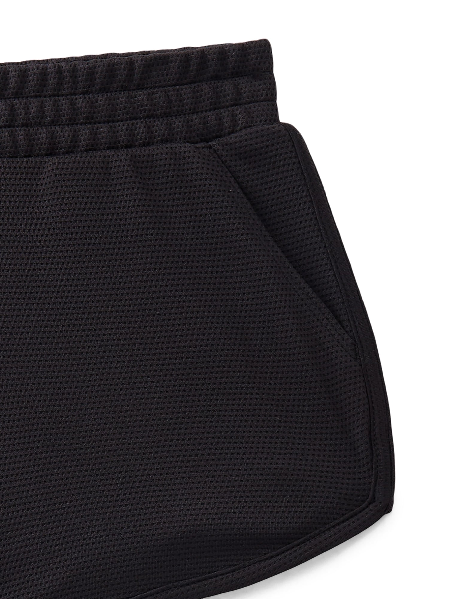 Athletic Works Girls Active Core Shorts, 2-Pack, Sizes 4-18 Plus