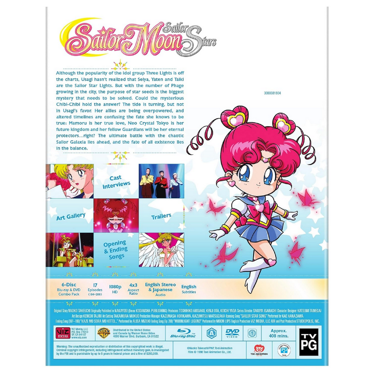 Sailor Moon: Season 5, Part 2 (Box Set) [Blu-ray] - Walmart.com