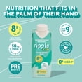 thumbnail image 5 of Ripple Kids Unsweetened Non-Dairy Milk l 8g Pea Protein l Shelf-Stable l Single Serve Cartons l Plant Based (8 Fl Oz (Pack of 12), Unsweetened), 5 of 7