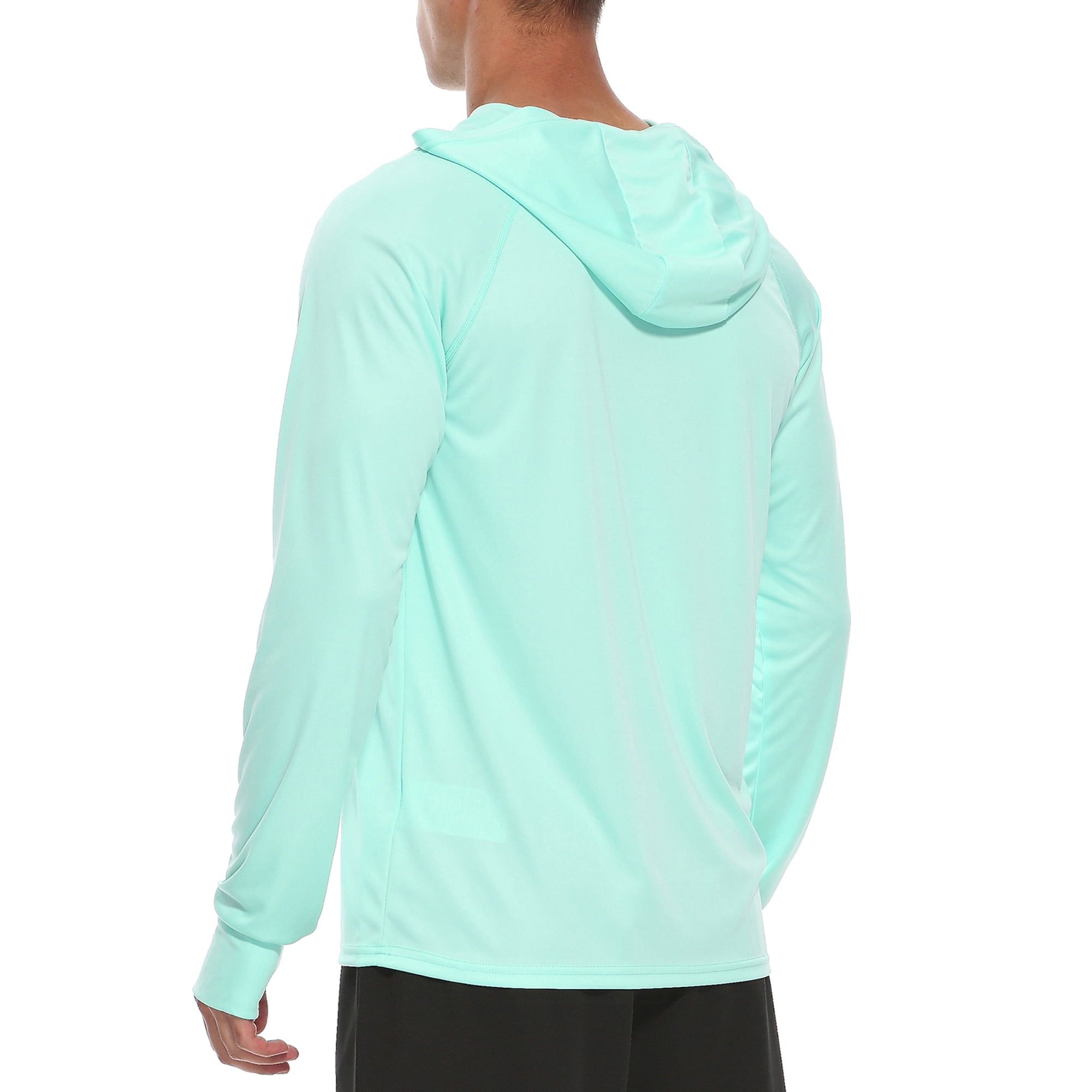 Willit Men's UPF 50+ Sun Protection Hoodie Shirt Long Sleeve Rash Guard  Fishing SPF Outdoor UV Shirt Lightweight
