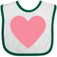 thumbnail image 3 of Inktastic Pink Valentine's Day Heart Boys or Girls Baby Bib, 3 of 4