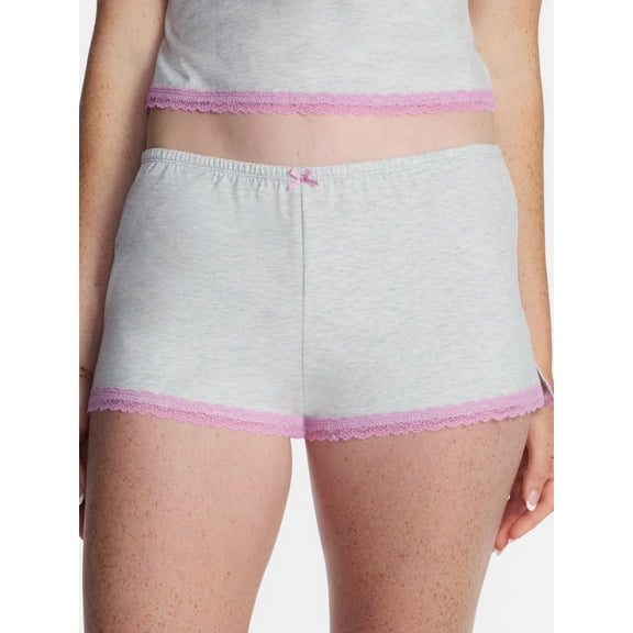 No Boundaries Sleep Lace Shorts, Women's XXS-3X