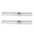 thumbnail image 1 of Sistemas De Amarre De Riel En L, Incluye 2 Paquetes Rieles En L De Aluminio De 12" Y 4 Juntas Tóricas De Solo Perno, Sistemas L-Track Rail Para Remolques Y Cajas De Camiones, 1 of 7