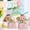 A, variant on Fwttom Weaving Flower Basket Handheld Blue Simulated Flower Basket Mixing Gift Flower Basket Bamboos Vines Weaving Storage Basket