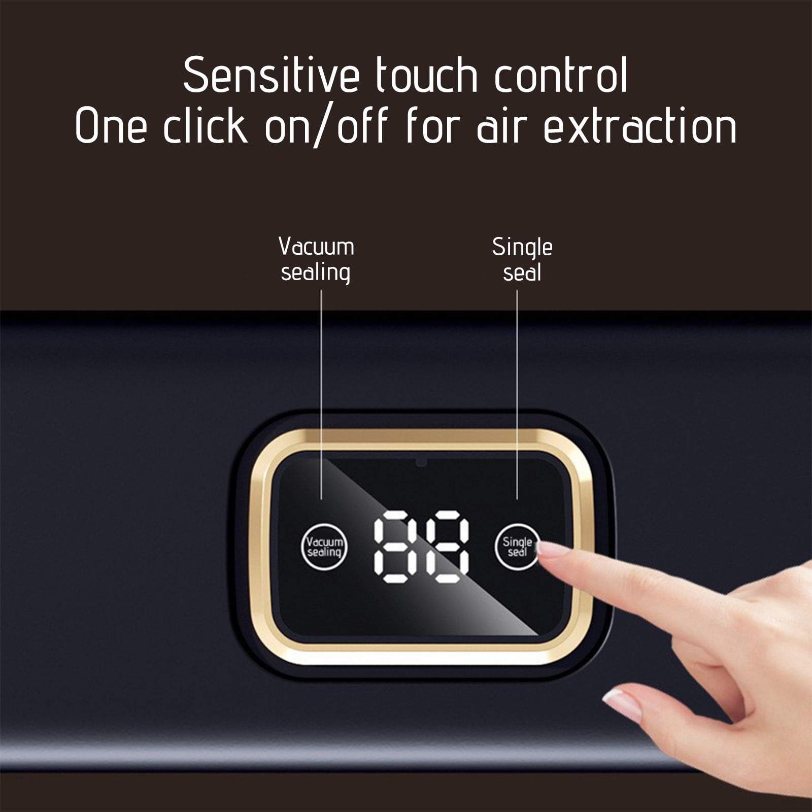Space Bags Vacuum Storage Bags Jumbo, Food Storage Bags for Vacuum Sealer Automatic Vacuum Sealer Machine Food Preservation System with 10 Bags