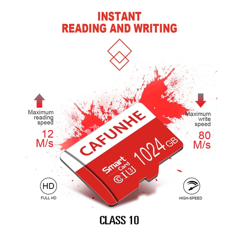1024GB Micro SD Card High Speed 1024GB TF Card Class 10 1024GB Micro SD Card High Speed 1024GB TF Card Class 10