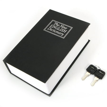 Secret Safe - Ktaxon Dictionary Secret Book Hidden Safe Money Box Home Security Key Lock Medium Size