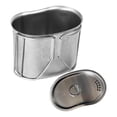 thumbnail image 4 of Taza de Doble Asa de material acero Inoxidable con Asa de Mosquetón - Taza Portátil de Escalada en Roca, Senderismo, Mochilero O Camping 700ML, 4 of 6