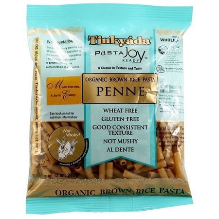 Tinkyada Organic Brown Rice Penne Pasta Gluten Free -- 12 oz Pack of 3