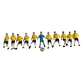 thumbnail image 3 of 11 figuras de juguete de futbolistas en miniatura, chicos de fútbol, ​​minifutbolistas de 2 pulgadas de altura Jugador amarillo, 3 of 9