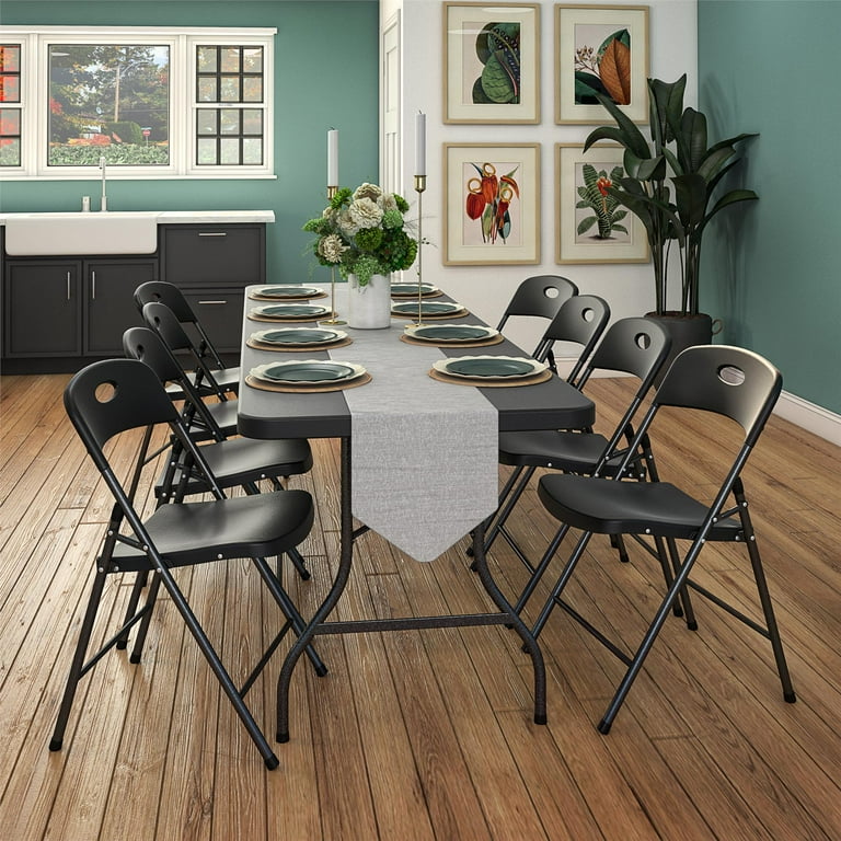 COSCO Solid Resin Plastic Folding Chair, Indoor/Outdoor COSCO Solid Resin Plastic Folding Chair, Indoor/Outdoor