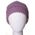 thumbnail image 2 of Emmalise Unisex Soft Stretch Cable Knit Winter Beanie Hat Cap, 2 of 3