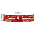 thumbnail image 2 of PVCS Non-woven Christmas Letters Banner Decorative Banner Pull Flag Festival Decoration, 2 of 6