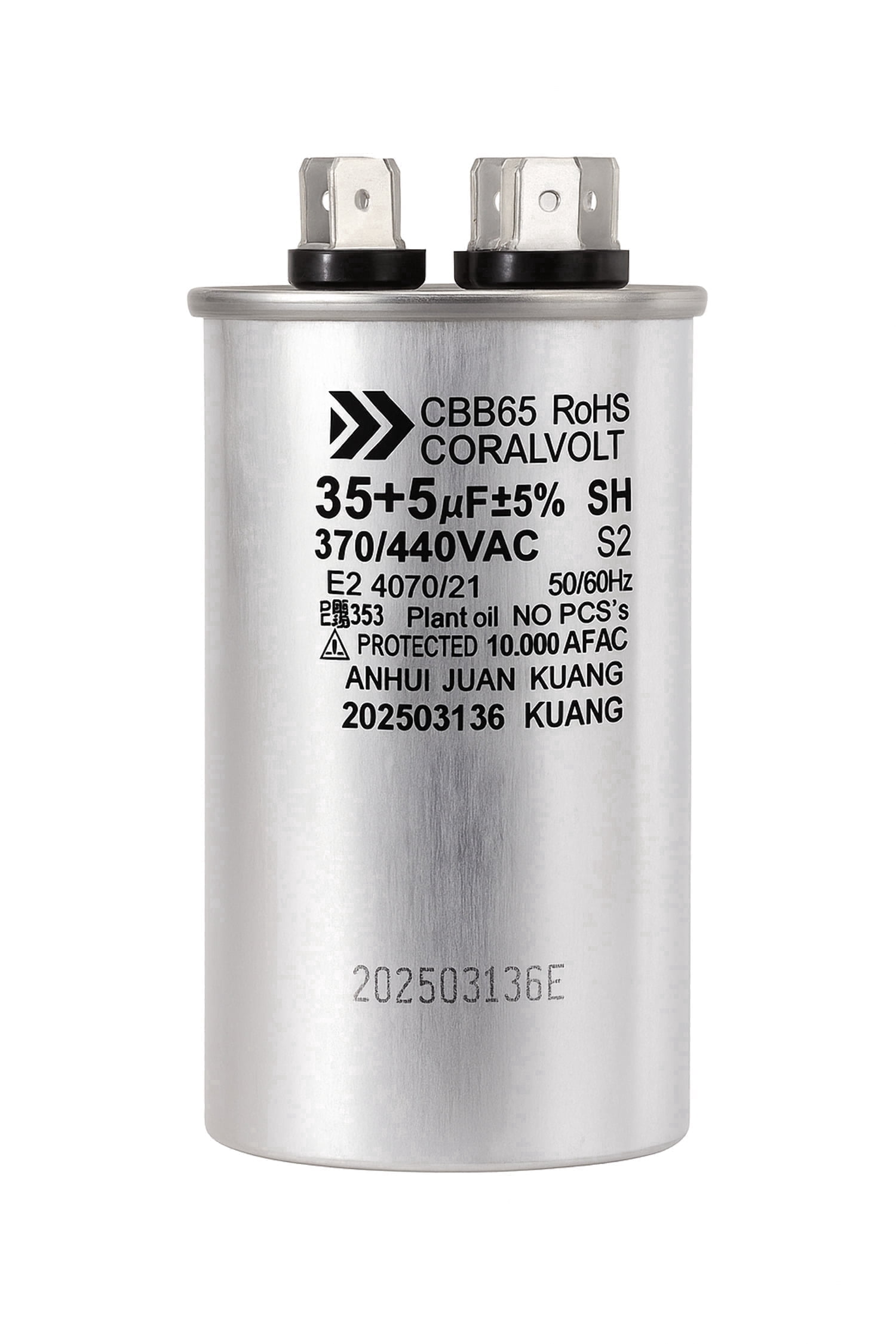 Run Capacitor For Dometic Duo-Therm RV Air Conditioner – 60+12.5 UF – 3100248.750